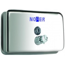 Dozator de sapun lichid orizontal Inox lucios